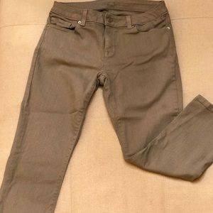 Michael Kors Skinny Jean Capris-Light Gray, Size 4